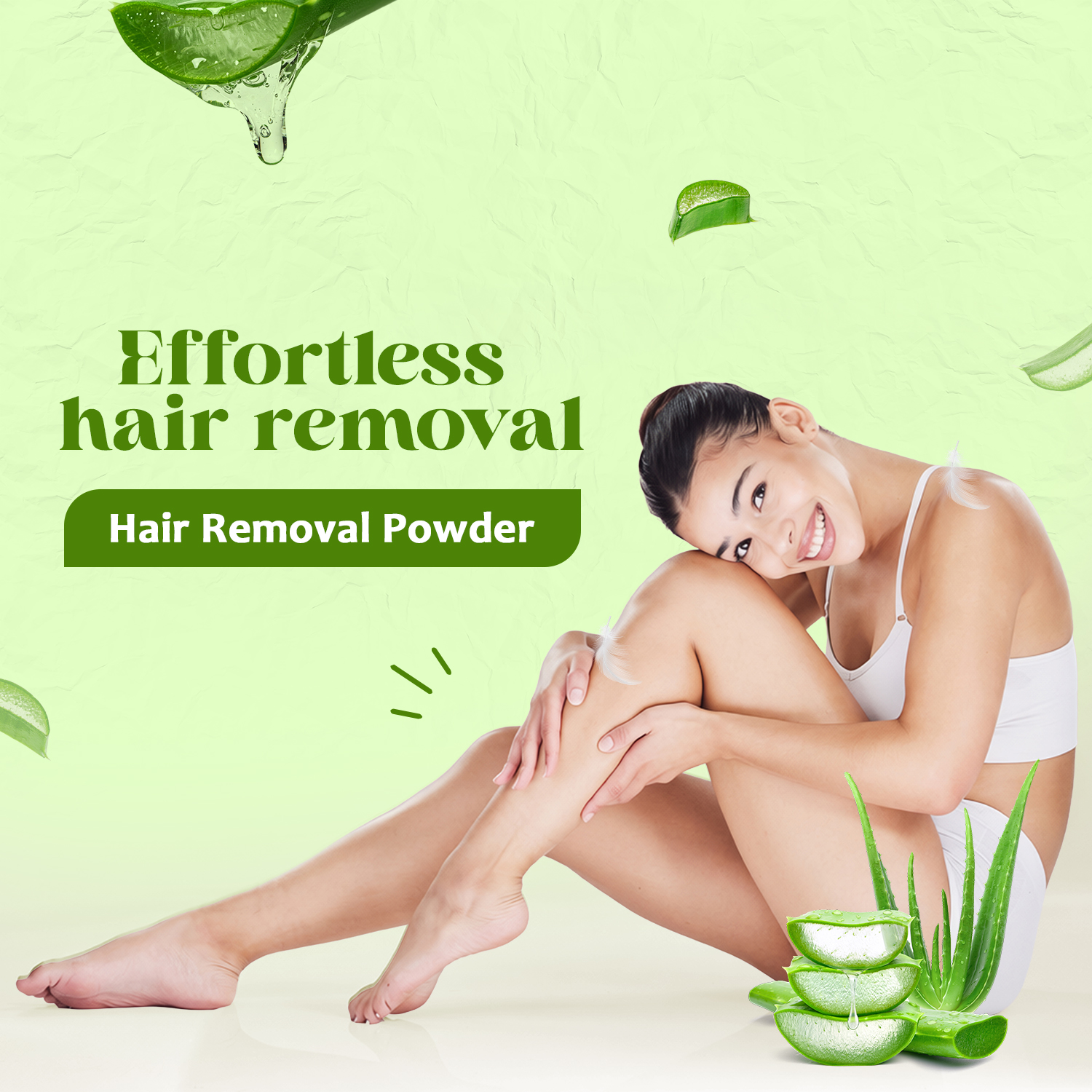 Herbal Hair Removal Powder 100g | Natural Painless Hair Removal - Image 4