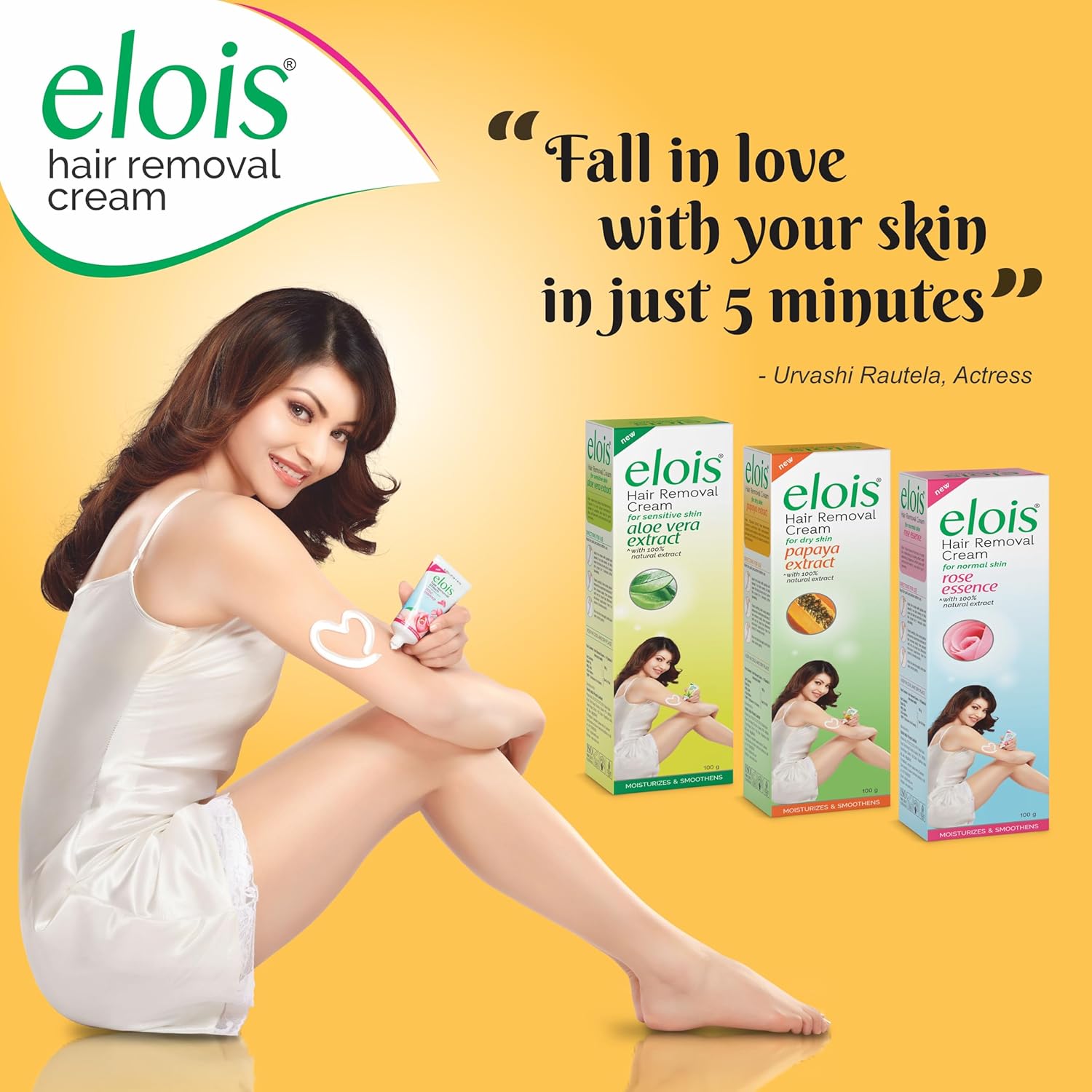 Elois Papaya Hair Removing Cream for Dry Skin | Hair Removal Cream for Legs, Arms, Underarms, Bikini Area & Private Parts – 100g - Image 4