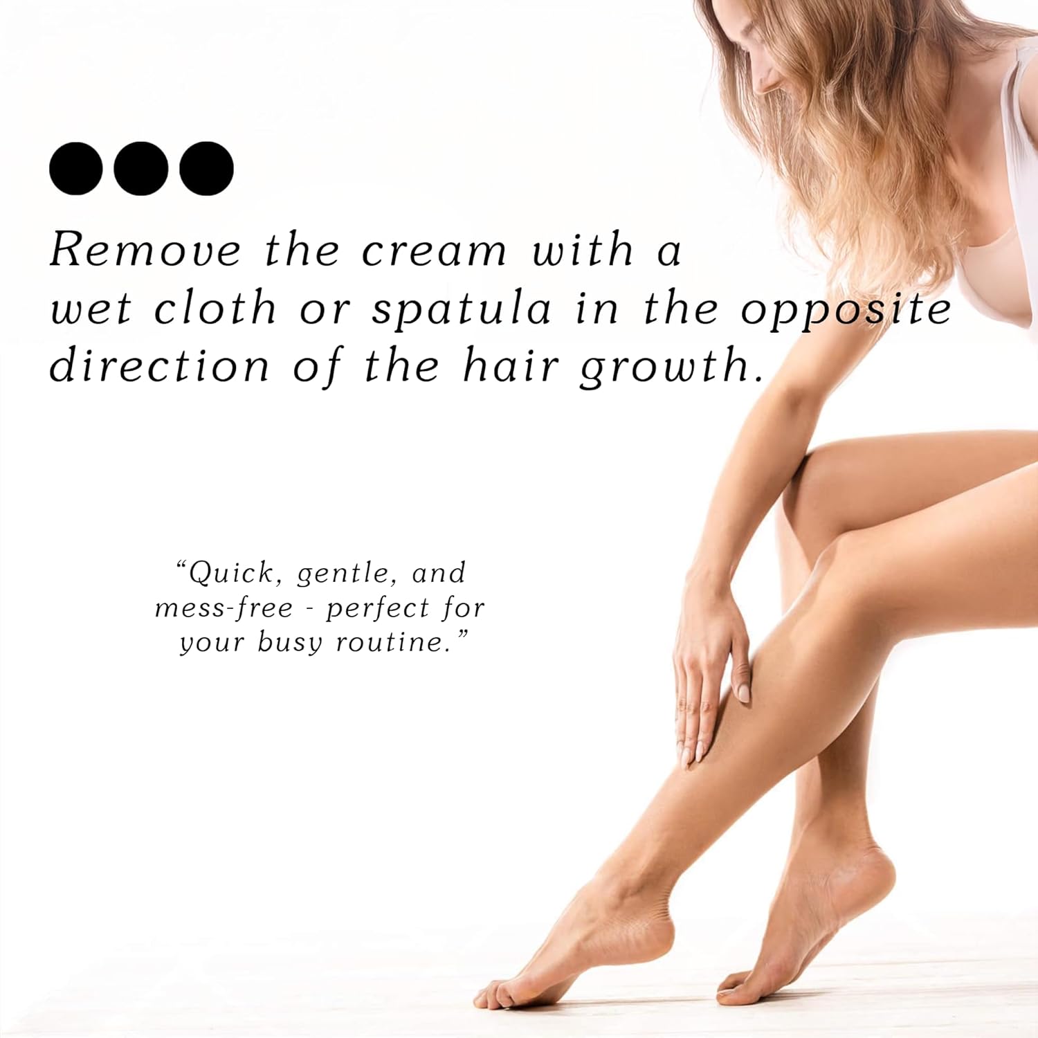 Elois Hair Removal Cream for Sensitive Skin with Aloe Vera Essence | Hair Remover Cream for Women & Girls | Legs, Arms & Underarms | 100g (Pack of 2) - Image 6