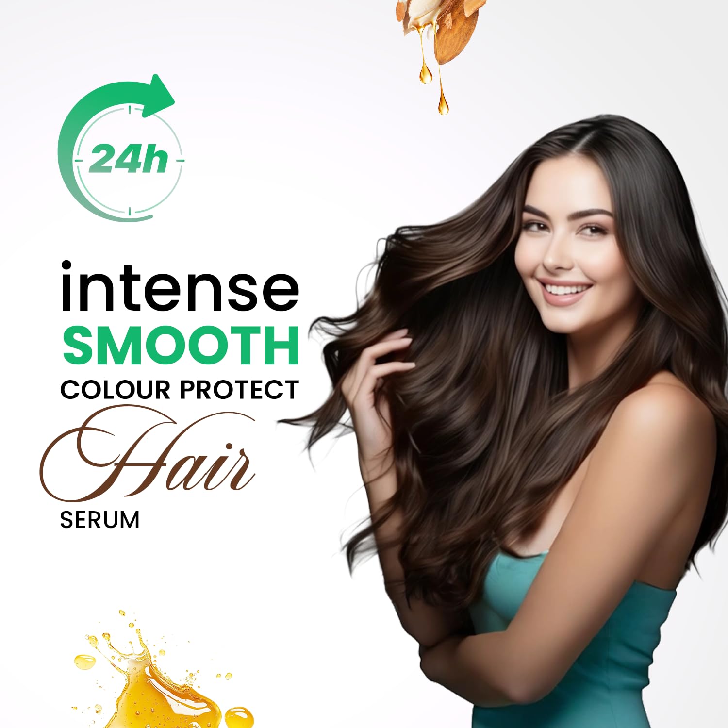 Elois Aloe Vera Hair Smoothing Serum for Frizz Control with Keratin – 45ml & 100ml - Image 2