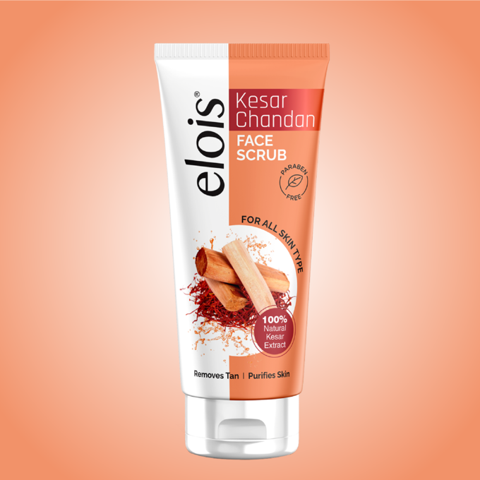 Elois Kesar Chandan Face Scrub for Tan Removal, Smooth & Glowing Skin | 100g