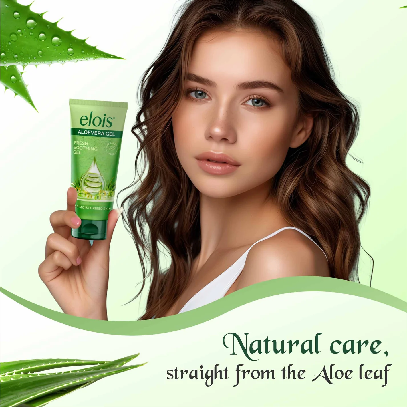 Elois Aloe Vera Gel for Face, Skin & Hair with Vitamin E | Fresh Soothing Gel Moisturizer | Non-Greasy Daily Hydration | 100ml - Image 6